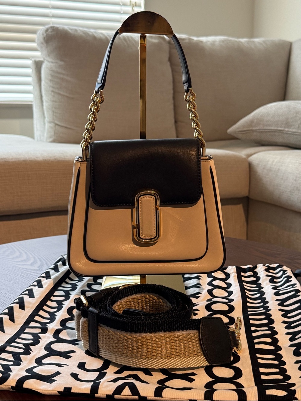 Marc Jacobs The Colorblock J Marc Chain Mini Satchel